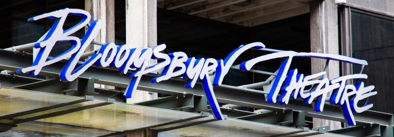 Bloomsbury Theatre sign