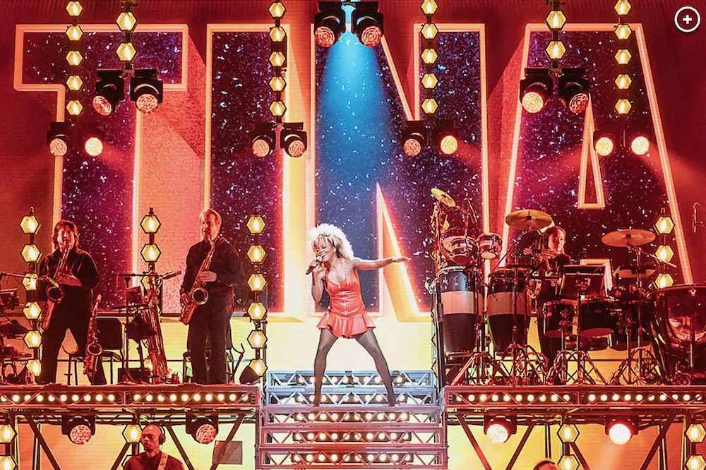 Adrienne Warren as Tina Turner in the production’s Broadway run. Photo: Manuel Harlan