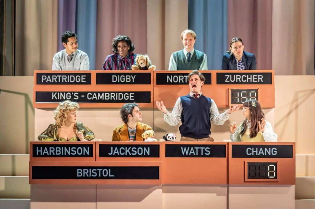 Starter for Ten at Bristol Old Vic (2024), with sound package provided by Autograph