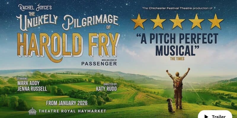 The Unlikely Pilgrimage of Harold Fry with sound by Autograph