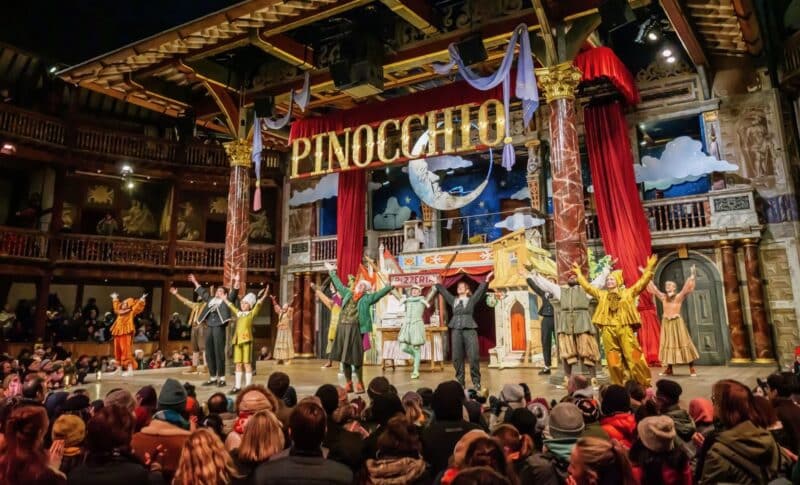 Pinocchio at Shakespeare's Globe Theatre (photo: Johan Persson)
