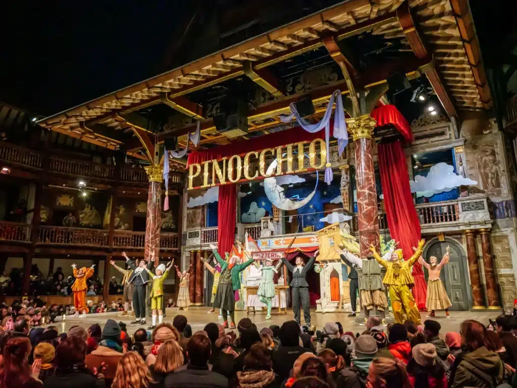 Pinocchio at Shakespeare's Globe Theatre (photo: Johan Persson)